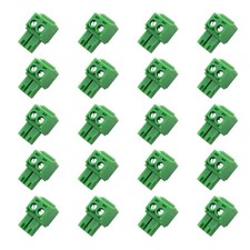 20PCS 2 Pin 3.5mm PCB Male Pluggable Terminal Block Connector