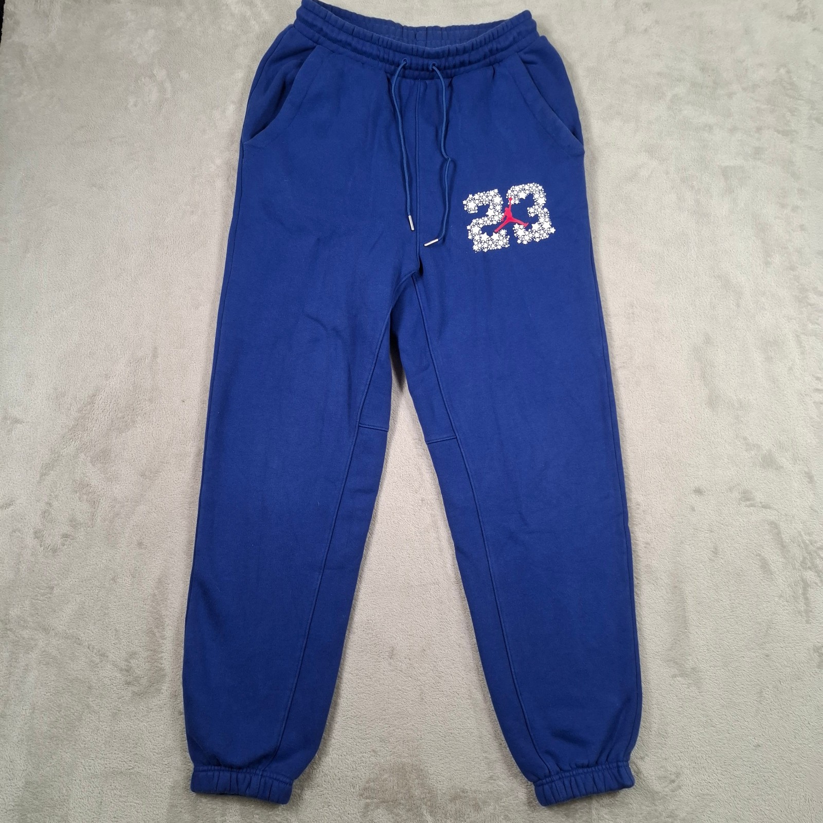 Jordan Joggers Mens Small Blue Jumpman 23 Fleece Sweatpants