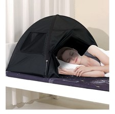 Sleep Bed Tent Light-Blocking Privacy Tent Blackout Canopy to Improve Sleep