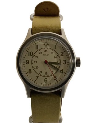TIMEX Nigel Cabourn Quartz Watch Analog WHT BEG