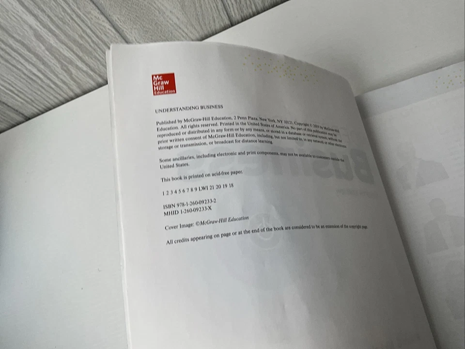 Understanding Business - 12TH Edition - Nickels, McHugh & McHugh - INTL... - Image 3 of 4