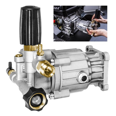 #ad WOJET Pressure Washer Pump 3 4quot; Shaft 3400PSI 2.5GPM Horizontal Sliver $110.16