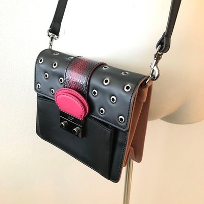 Red Valentino Genuine Leather Shoulder Bag with Strap, Near