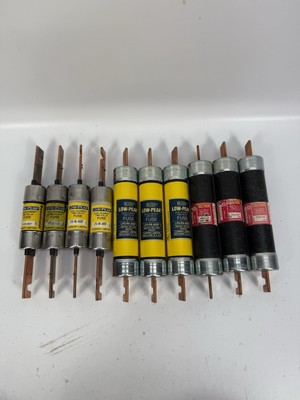 #ad LOT OF 10 Bussmann LPS RK 90SP 90 Amp Fuse Low Peak 600V RK1 90A Time Delay $89.95