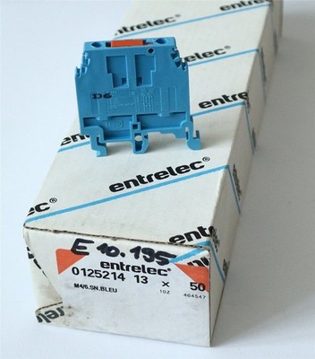 entrelec 125214 13 - Neutralleiter-Trennklemme M4/6.SN - blau - 4 mm² - NEU