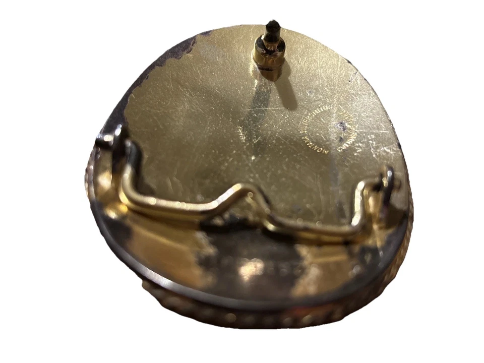 Vaquero Shriner Masónico de Colección Hebilla Personalizada Plata y Oro Montana Plateros Foto 3 de 4