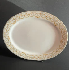 Antique Elite Works porcelain Limoges France 11.5 inch oval serving platter
