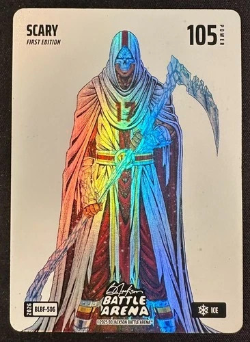 SCARY TERRY MCLAURIN 2026 BO JACKSON BATTLE ARENA BLIZZARD ICE FOIL #BLBF-506!