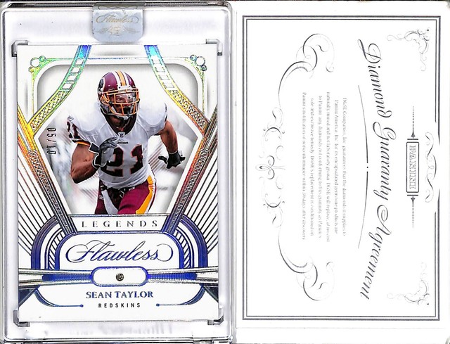 2024 Flawless Sean Taylor Legends Diamond Gem Stone Relic #5/10 Redskins