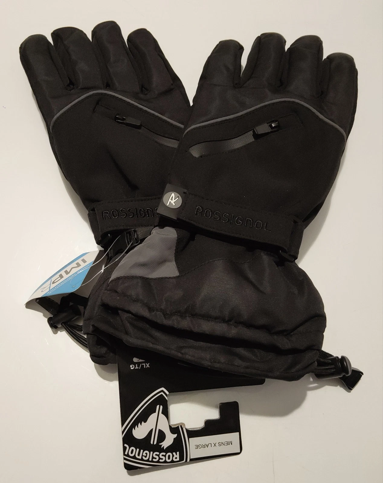 Rossignol IMPR Waterproof Ski Snowboard Winter Gloves Black Size XL