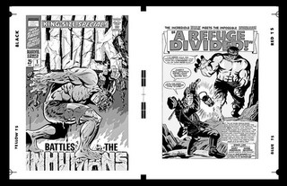 Jim Steranko Hulk King Size Special #1 Cover & Pg 1 Rare Large Production Art