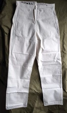 Pantalon à pont toile blanche matelot tenue été daté 1920 neuf matr Lorient 3 ww