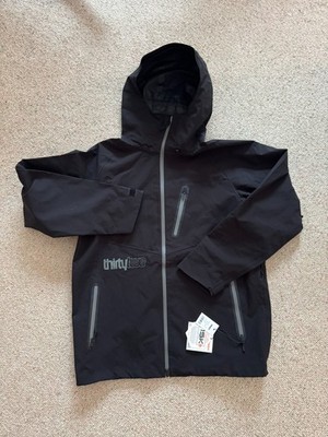 ThirtyTwo Men's Grasser Snowboard Jacket Black - Size XXL - 15K Waterproof Shell