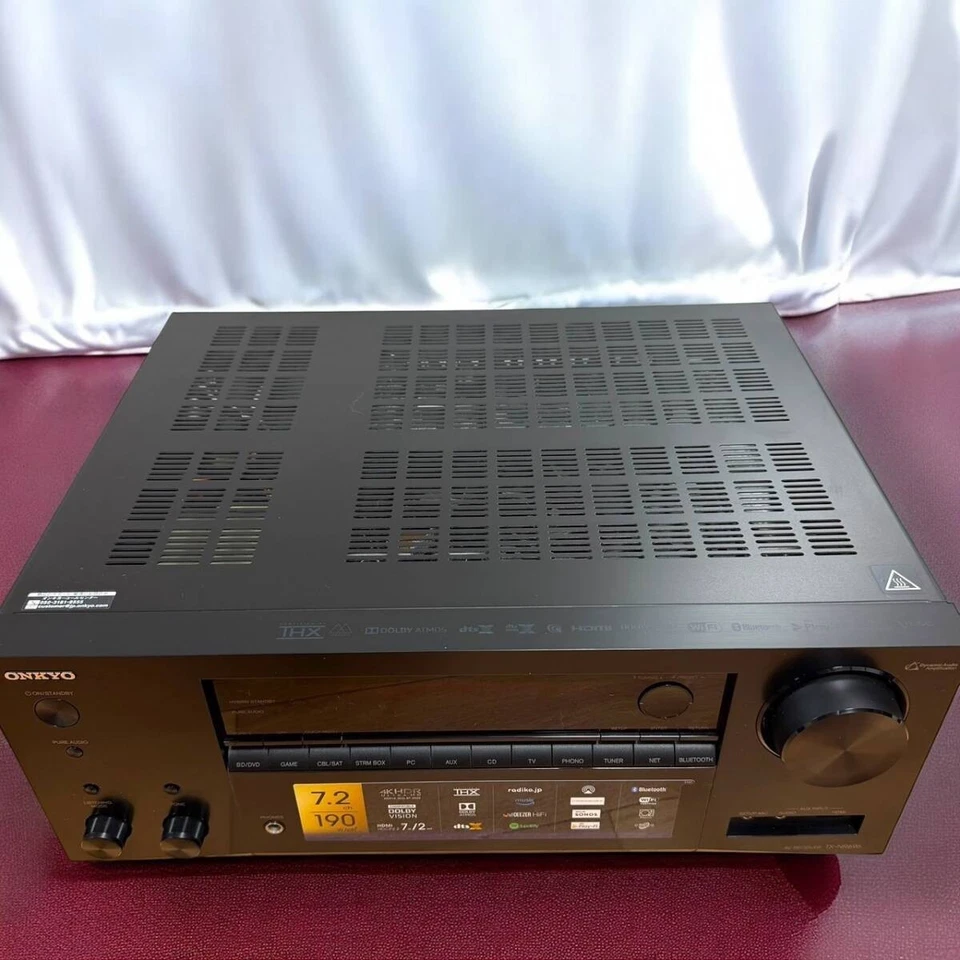 ONKYO TX-NR696 B Black AV Receiver with 7.2ch Dolby Atmos and DTS:X Hi-Res Audio - Image 3 of 4