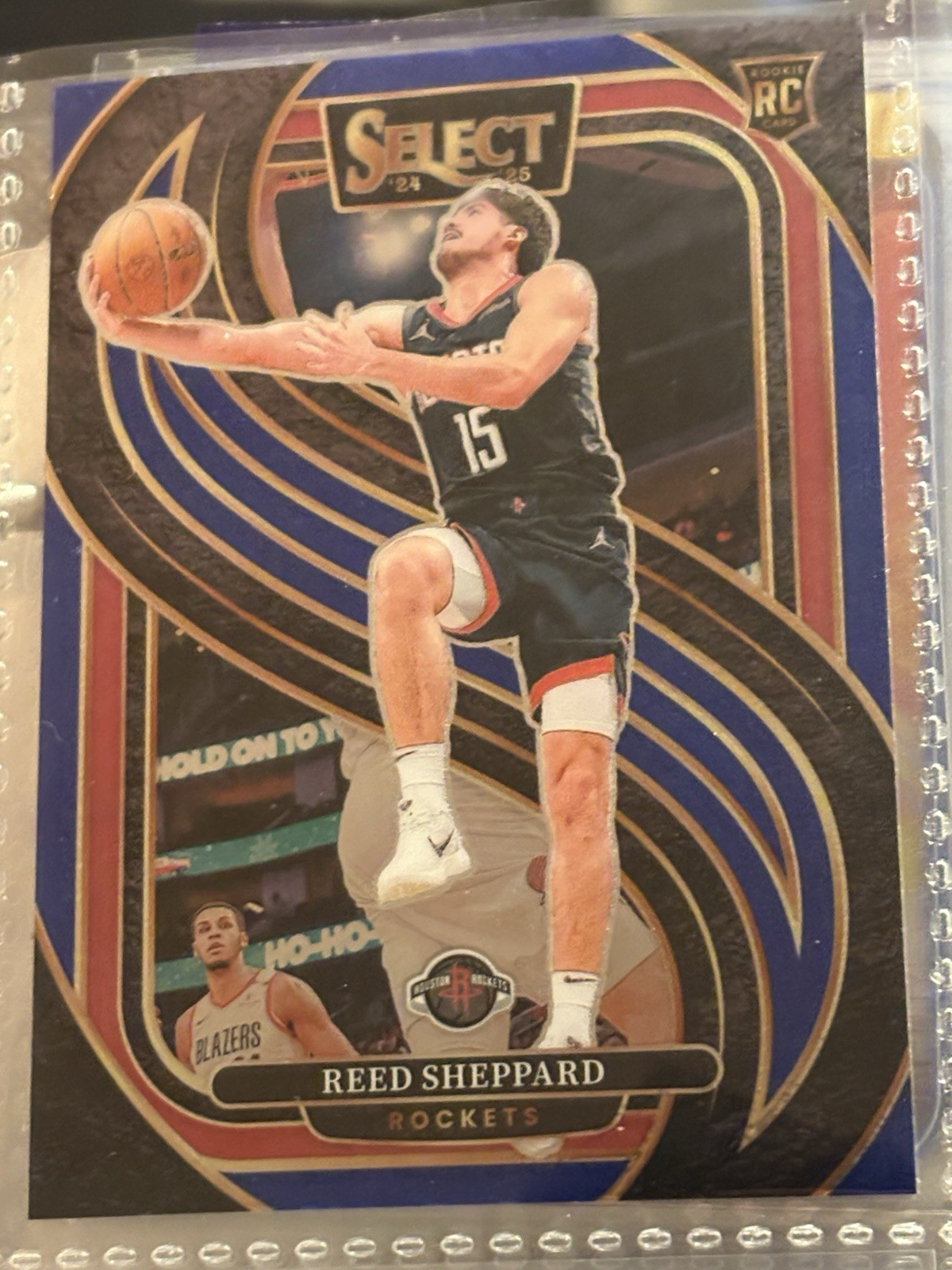 2024-25 Panini Select - Premier Level Reed Sheppard #181 Blue Prizm (RC)