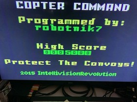 INTELLIVISION HOMEBREW COPTER COMMAND WITH PATCH# IR-0009! CIB RARE EXC  TESTED