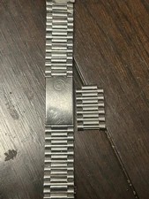 NSA VINTAGE BRACELET 20mm End Links STEEL INOX MODEL DEPOSE SWISS SPARE LINKS