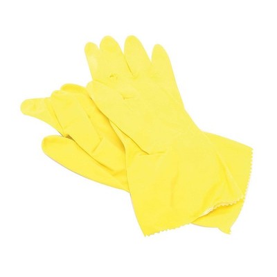 PPG 61924 for PlumbMaster Rubber Latex Gloves, Yellow, Large