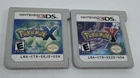 Pokémon X & Y Nintendo 3DS Authentic Lot Of 2 Games Cartridge Only