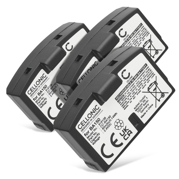 3X Ersatz Akku FüR Sennheiser Ri 810 S (Set 810 S) Hdi 380 (Is 380) 60Mah-image