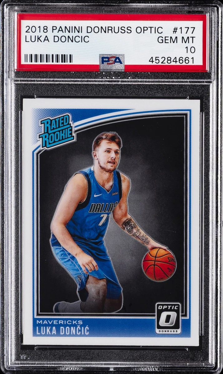 Luka Dončić 10 Graded Basketball Sports Trading Cards