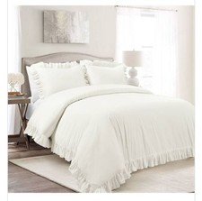 Lush Decor Reyna 3 Piece Twin Cotton Duvet Set