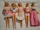 Lot Of 5 Vintage Mattel Barbie Dolls