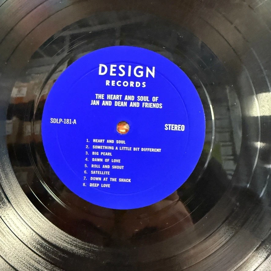 Jan & Dean Vinyl Record The Heart & Soul Compilation Design Stereo LP In Shrink - Image 4 of 4