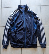 Adidas Jungen Kinder Trainingsjacke Sportjacke Freizeitjacke Schwarz Blau Gr.164
