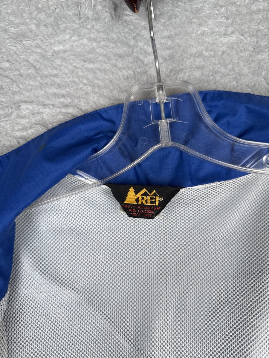 Vintage REI Co-op Jacket Mens XL Blue Cycling Windbreaker MS Bike Tour 2000 Nylo View 3