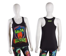 Zumba Rhythms Tank  ~ Salsa All Stars - Black ~ XS  S  M  ~ New!  Free Shipping!
