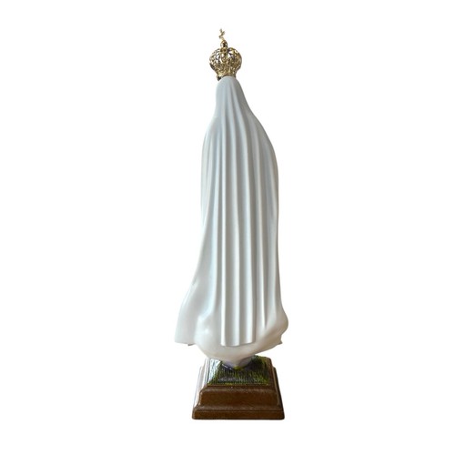 Our Lady Of Fátima Religious Statue,Hand Painted With Painted Eyes 27cms - Picture 2 of 7