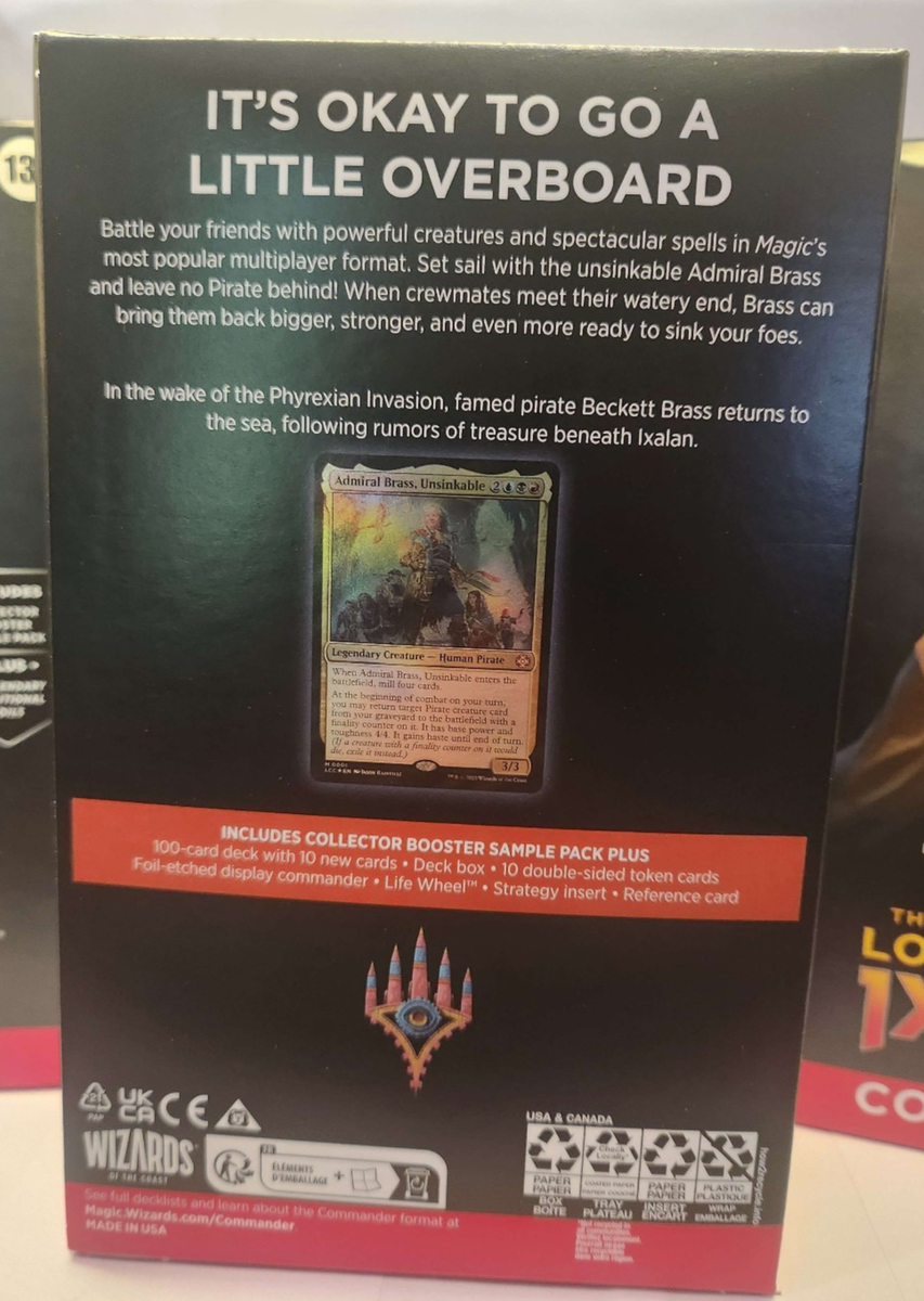 The Lost Caverns of Ixalan Commander Deck - Ahoy Mateys MTG Brand