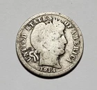 1914 D BARBER DIME 90% SILVER #C10417