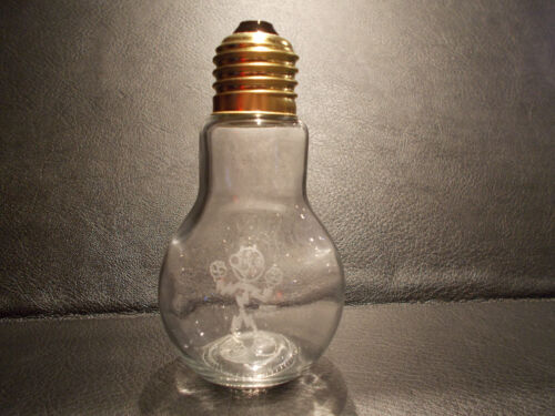 Reddy Kilowatt ETCHED GLASS LIGHT BULB. Excellent! A PLUS! - Picture 3 of 4