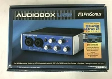 NEW IN BOX PreSonus AudioBox USB 2X2 USB Recording System.