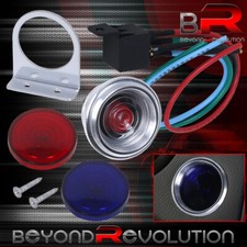 Engine Starter Push Start Button Switch W/ Changeable Led Illuminating 12V Kit