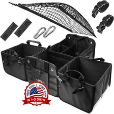 Organizador De Almacenamiento Para Maletero De Coche Suv, Plegable, Fondo An...