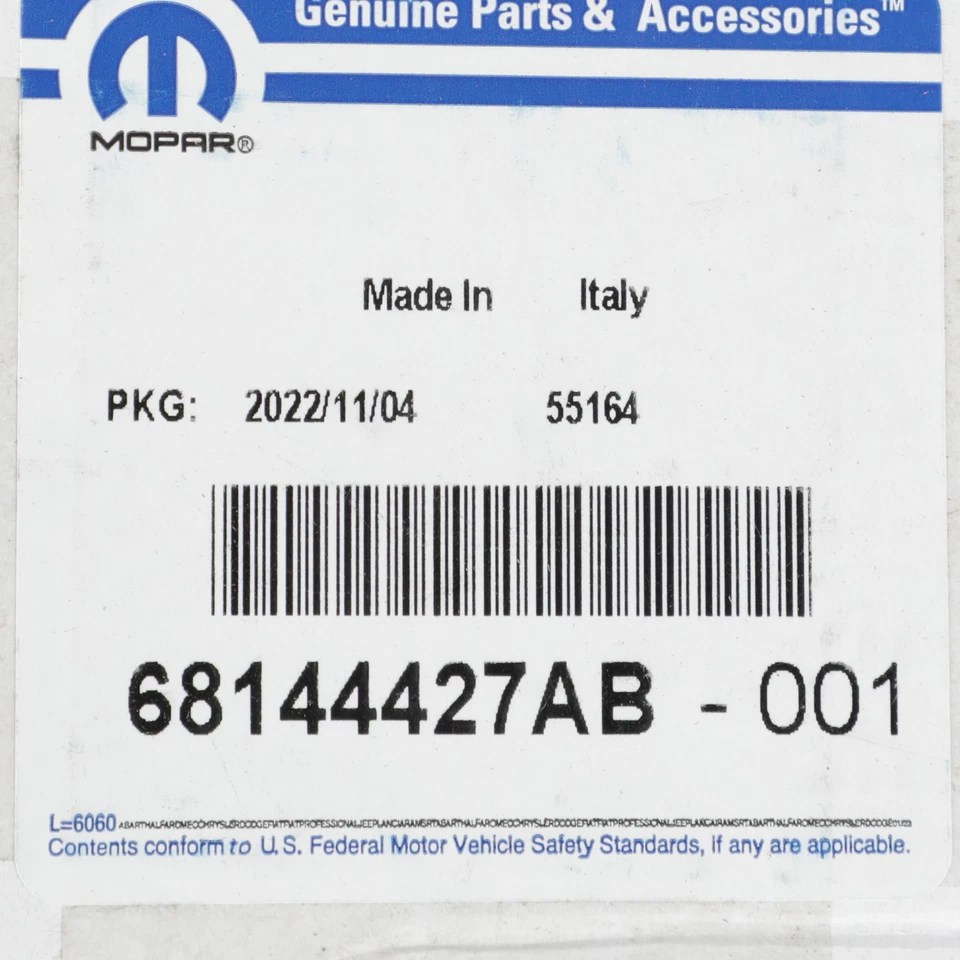 12-17 PASTILLAS DE FRENO DELANTERAS JEEP GRAND CHEROKEE SRT8 SRT BREMBO MOPAR ORIGINALES OEM NUEVAS Foto 3 de 3
