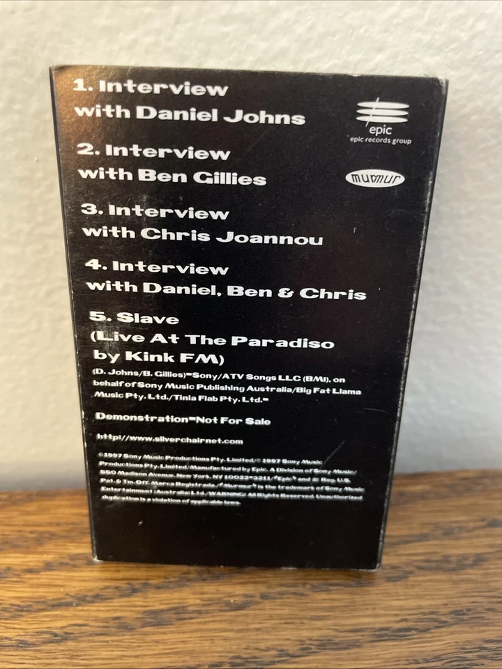 Silverchair 1997 US Promo Alr Rock Grunge Cassette Tape Freak Speak Epic - Image 2 of 4