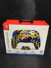 Genuine PowerA Enhanced Wireless Controller for Nintendo Switch -Wario Brand New