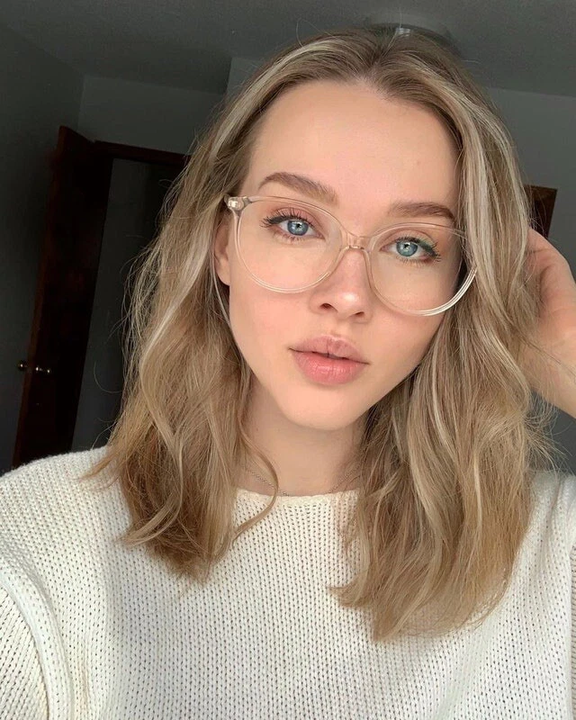 Blonde cheap glasses frames