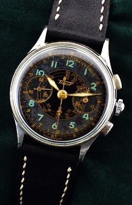 Very Rare Tissot 28.9 (Lemania 13CH) Midsize Chrongraph Men Watch