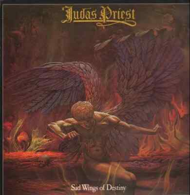 LP Judas Priest Sad Wings Of Destiny ITALIAN PRESSING NEAR MINT Gull Records