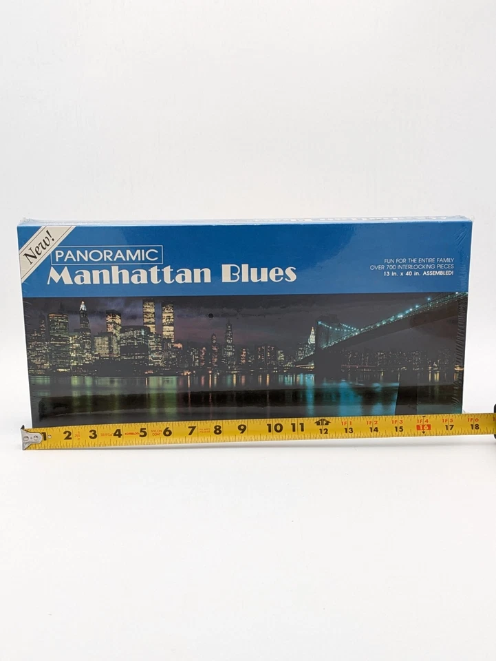 NOVO Springbok Panorâmico "Manhattan Blues" Vintage 700 Peças Quebra-cabeça Nova York - Imagem 4 de 4