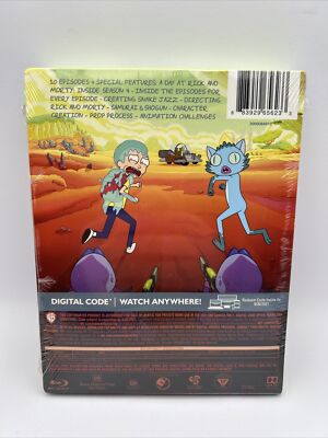 Rick and Morty TV Series Complete 4th Season Blu Ray *2-PACK Rick and Morty TV Series Complete 4th Season Blu Ray *2-PACK