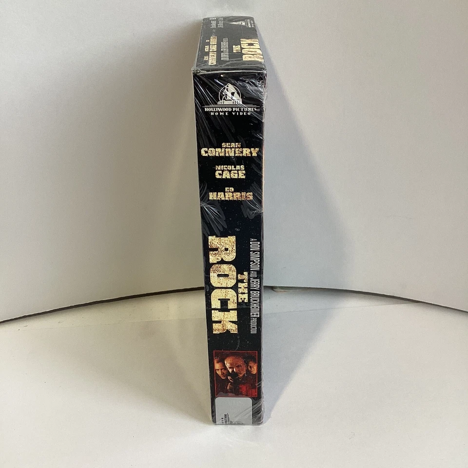 The Rock Movie VHS Video Tape(Sean Connery/Nicolas Cage)NEW SEALED-1996 Action - Imagem 4 de 4