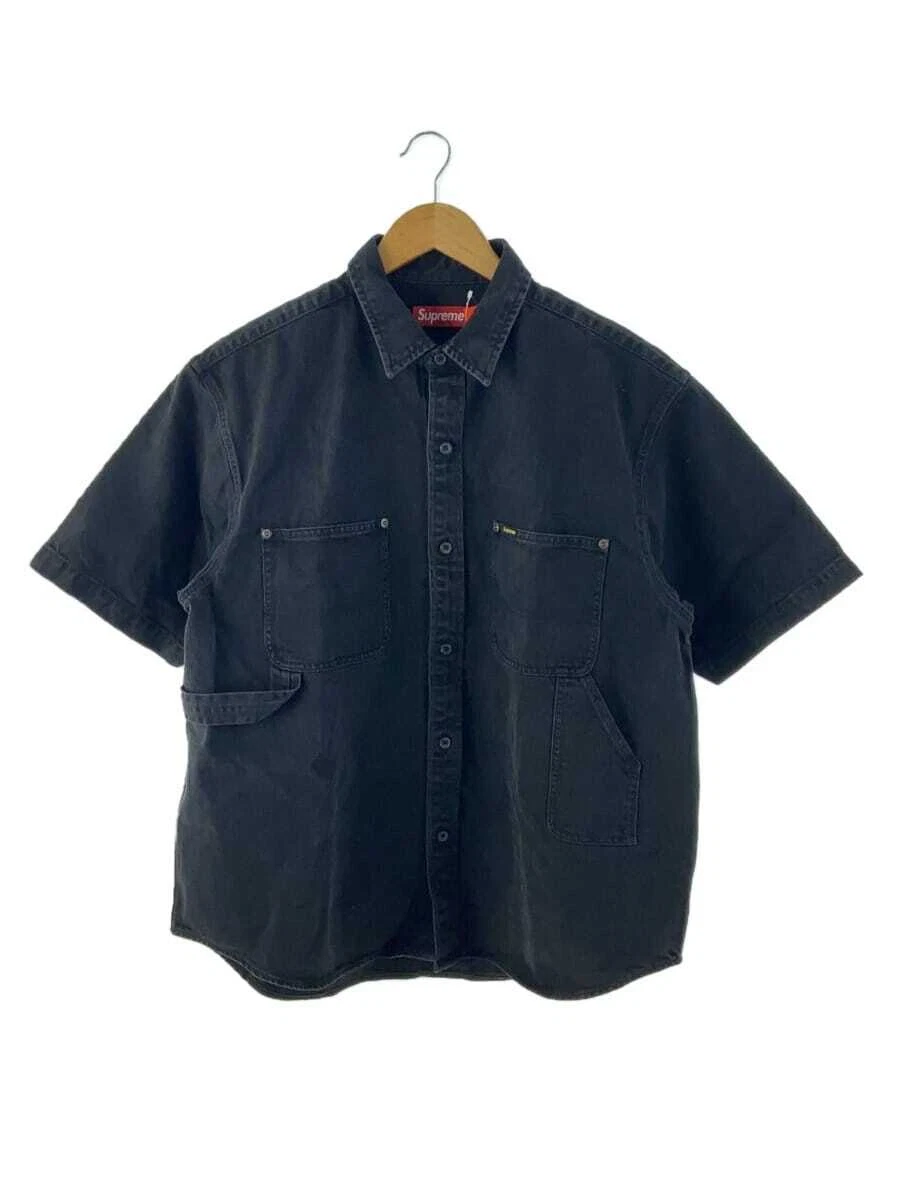 Chemises manches courtes Supreme coton noir M occasion