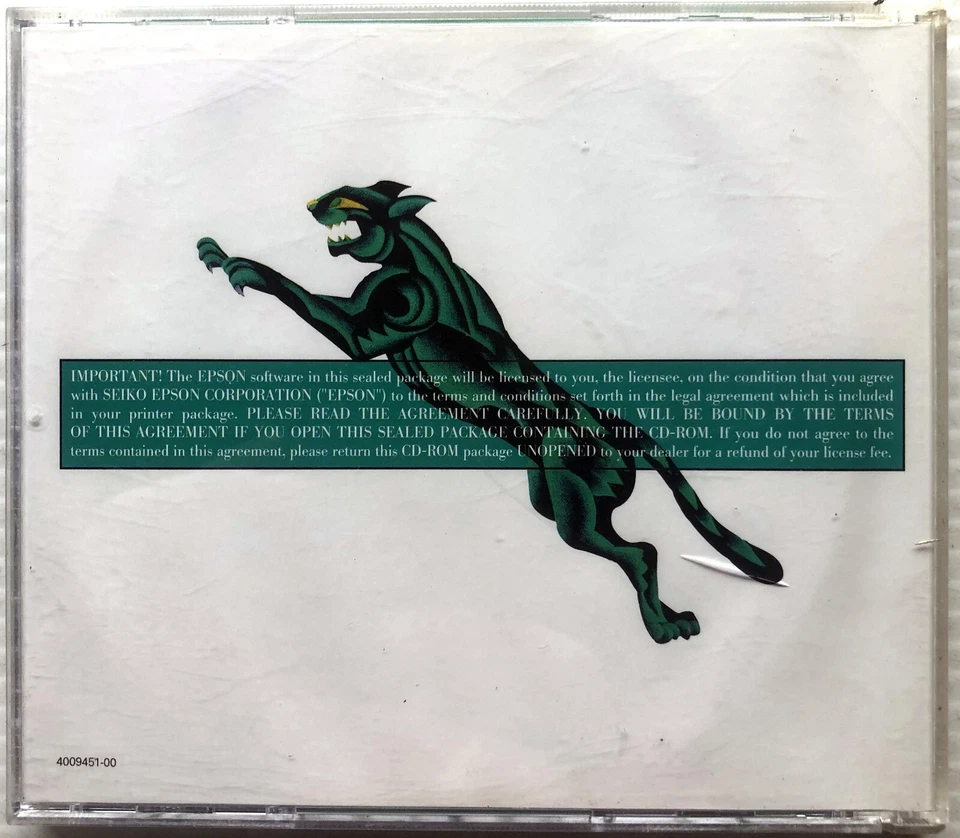 1998 Epson Stylus Color 740 Printer Software CD-ROM Win 3.1 95 98 NT & Macintosh - Image 4 of 4