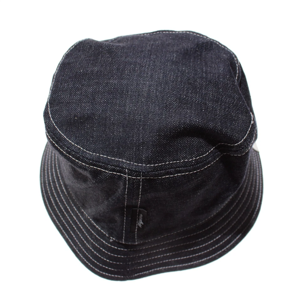 Wigens NWT Denim Bucket Hat Size 59, 7 & 3/8ths in Blue 100% Cotton - Image 2 of 4